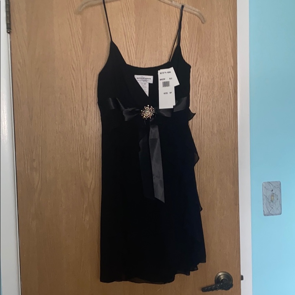 Betsy & Adam black cocktail dress